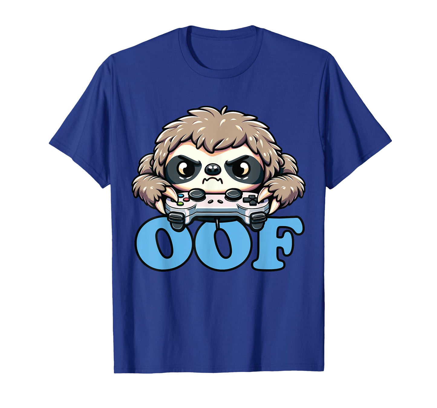 Oof Gamer Meme, Anime Gamer Sloth Oof T-Shirt