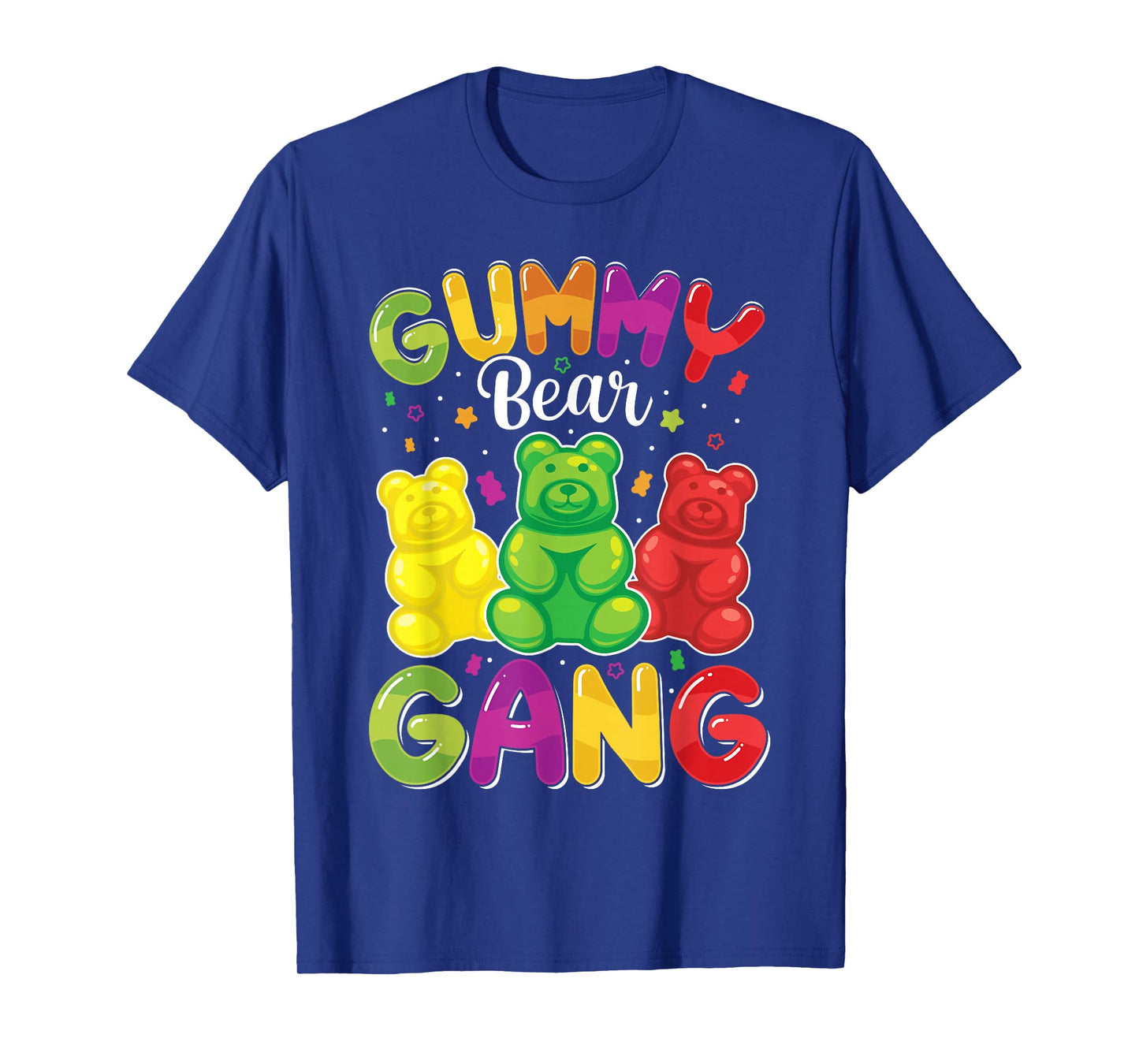 Gummy Bear Gang Funny Candy Lovers Girls Kid Squad Team T-Shirt