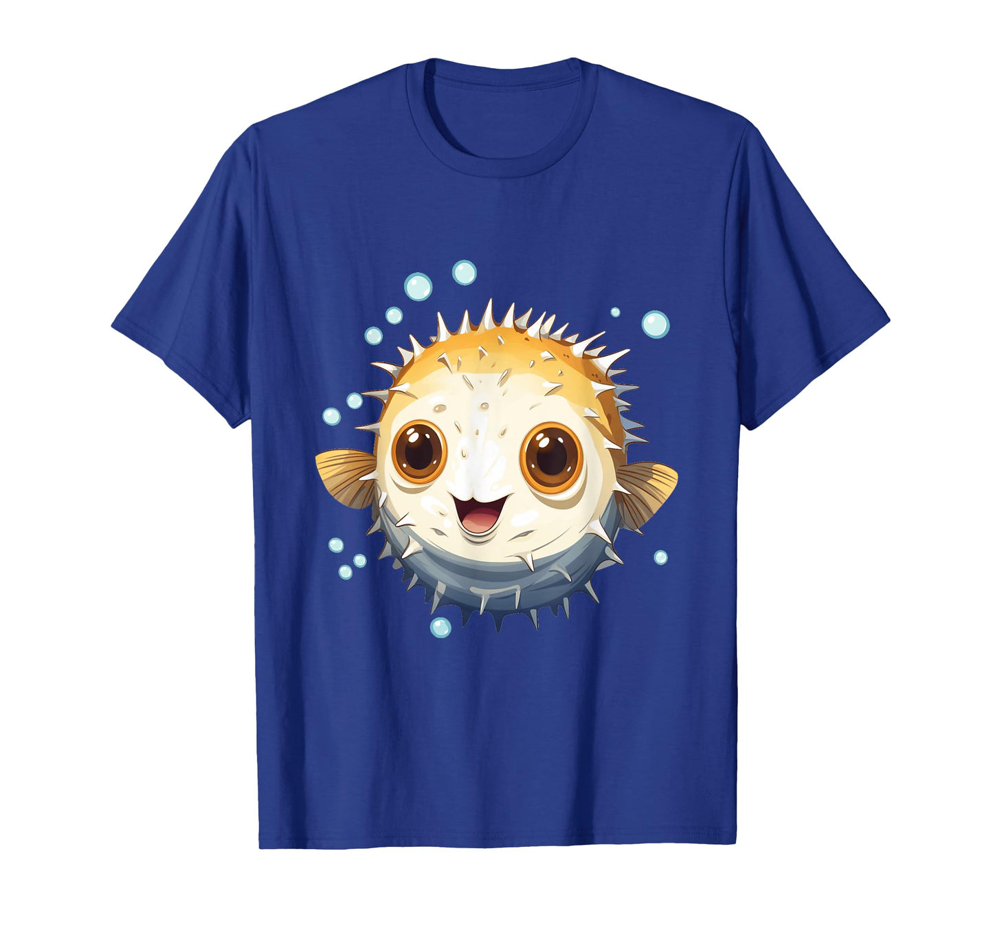 Cute Blowfish Easy Halloween Puffer Fish Costume Pufferfish T-Shirt