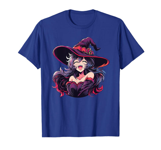 Cute Anime Halloween Witch Japanese Otaku T-Shirt