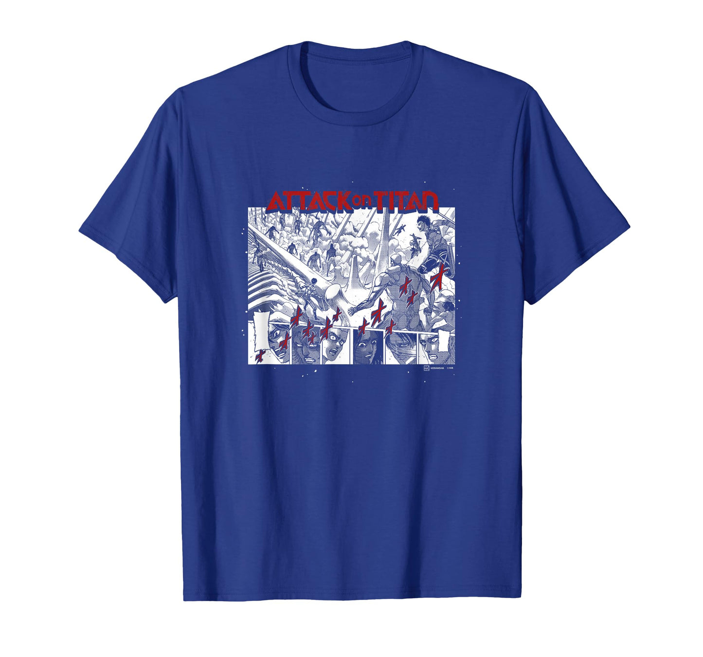 Attack on Titan Epic Scene Reactions Panels Big Manga Poster T-Shirt