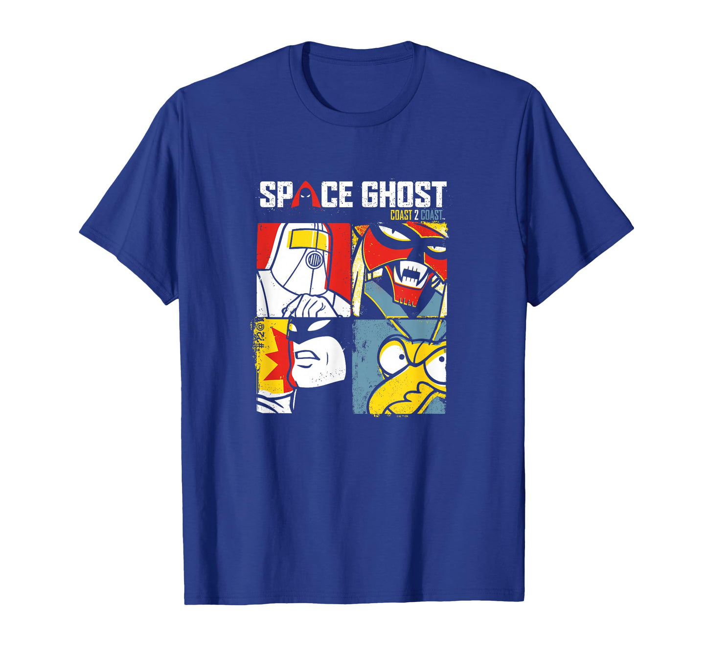 Space Ghost Coast to Coast Vintage Villains Faded Box Ups T-Shirt
