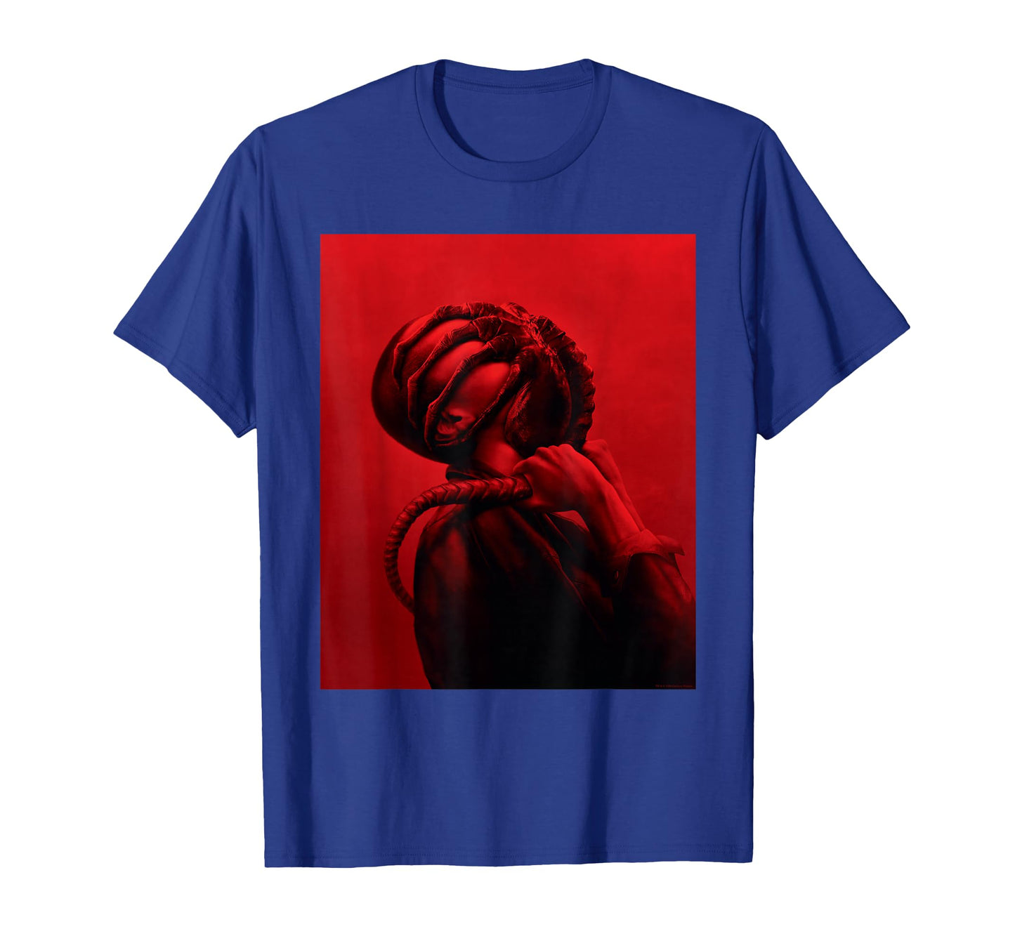 20th Century Studios Alien: Romulus Xenomorph Facehugger Attack Official Poster T-Shirt, Small, Black