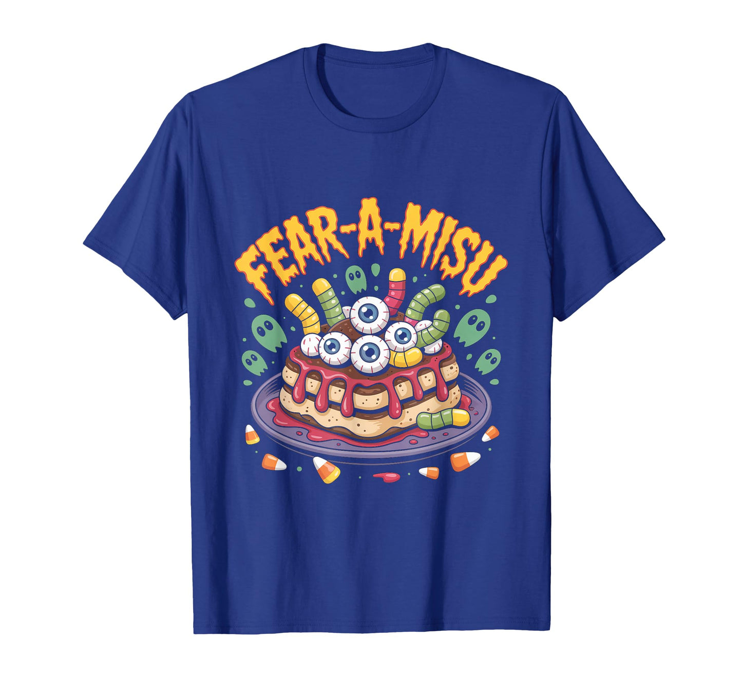 Fear-A-Misu Creepy Dessert Humor T-Shirt
