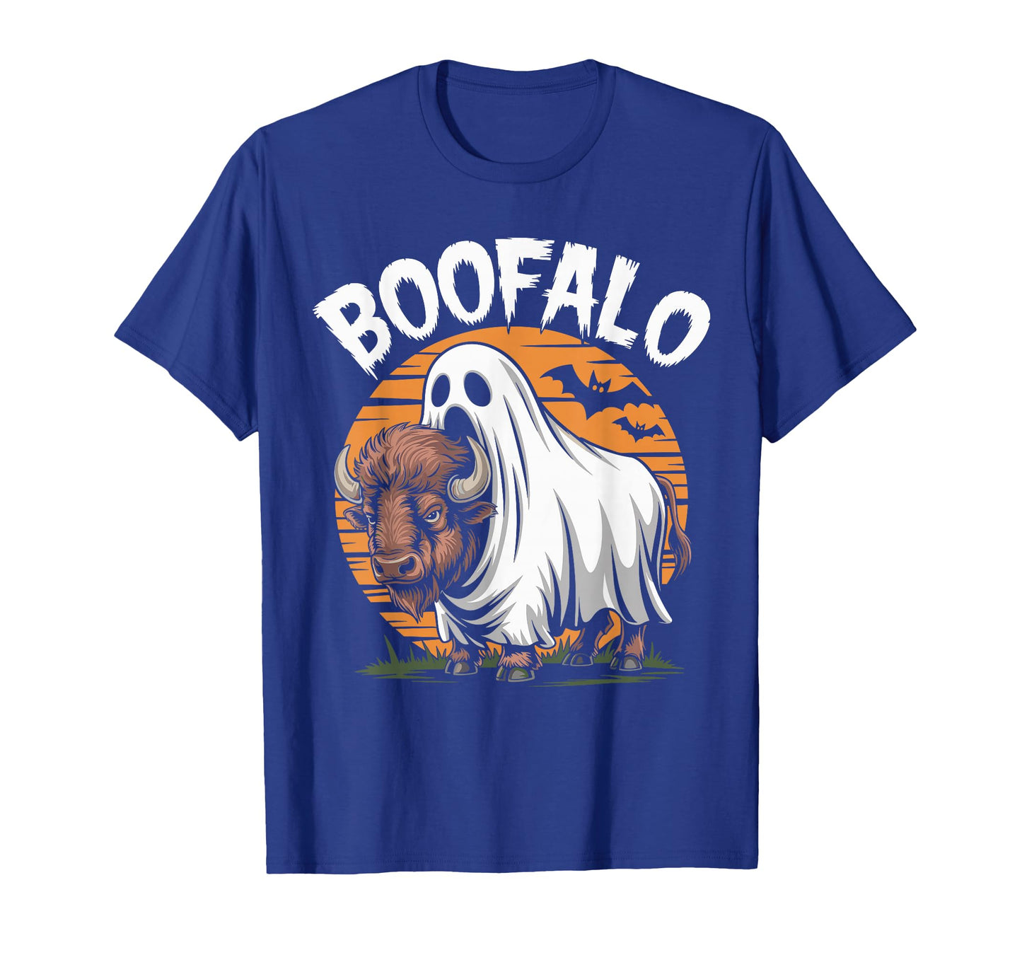 Boofalo Buffalo Ghost Costume Spooky Season Toddlers Youth T-Shirt