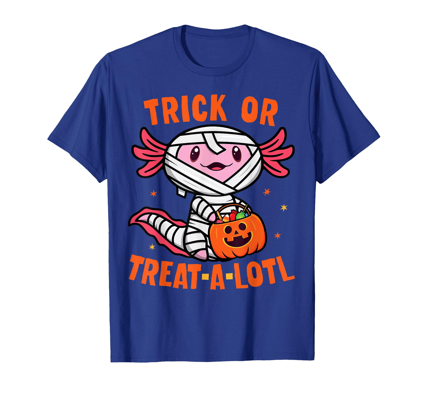 Trick or Treat A Lotl Axolotl Halloween Costume Toddler Kids T-Shirt