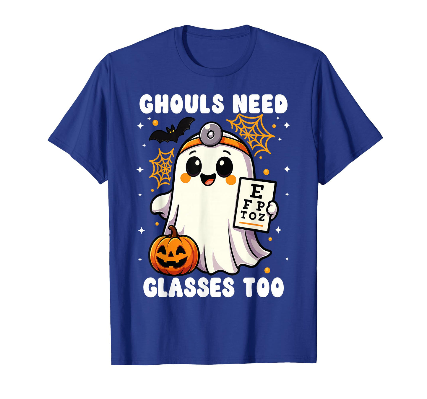 Optometry Halloween Spooky Ophthalmologist Funny Eye Doctor T-Shirt
