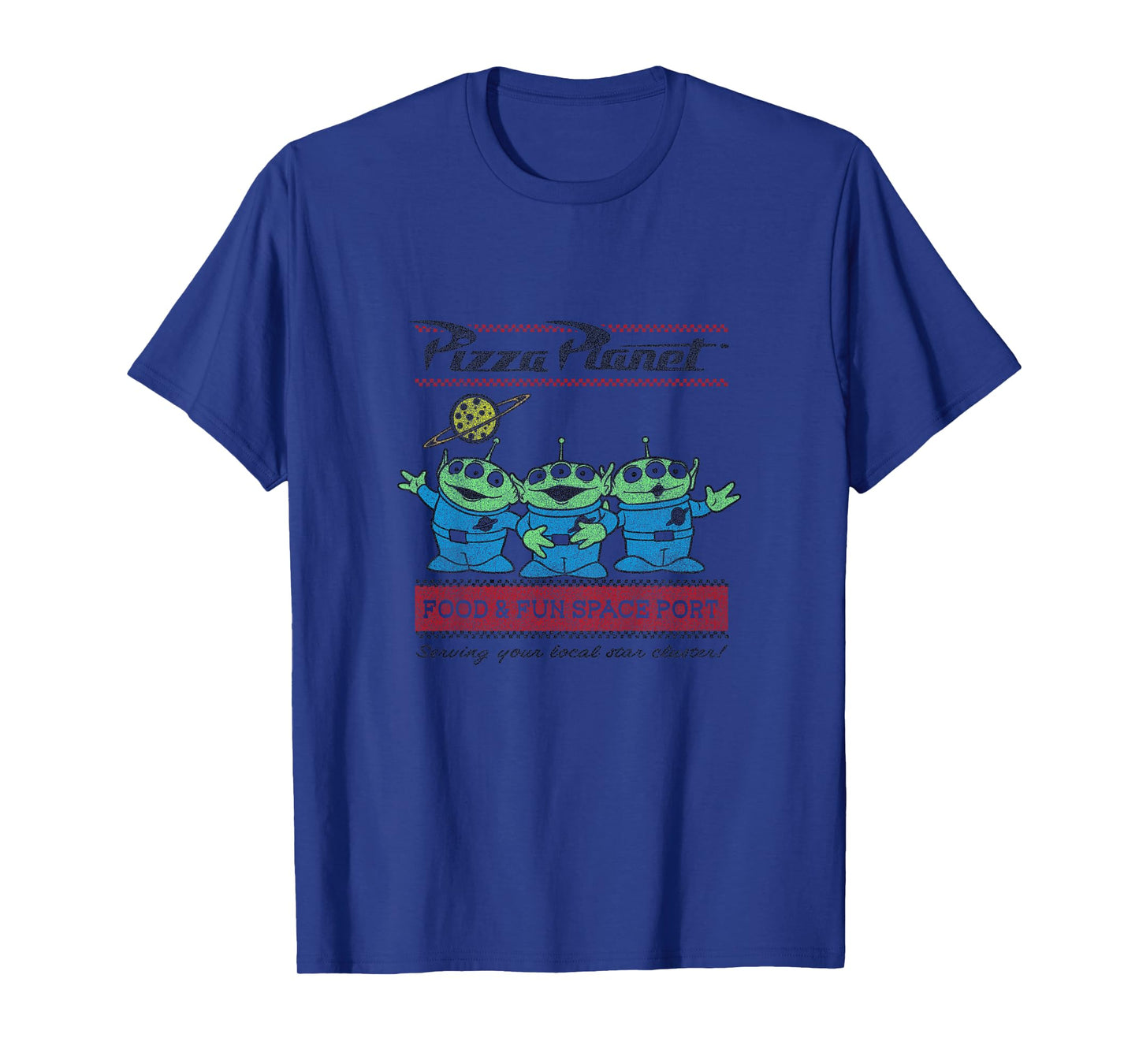 Kids Disney Pixar Toy Story Pizza Planet Aliens Vintage Youth T-Shirt