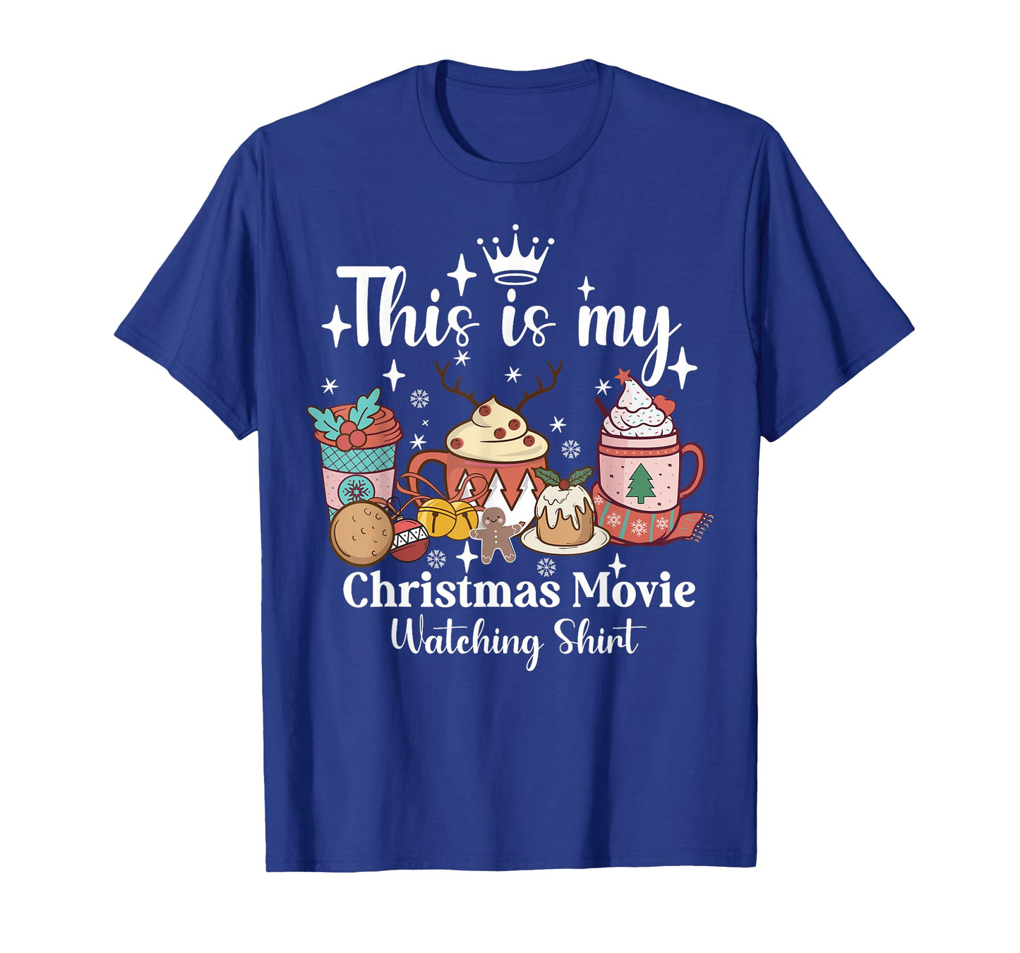 Festive Holiday This Is My Christmas Movie Watching T-Shirt