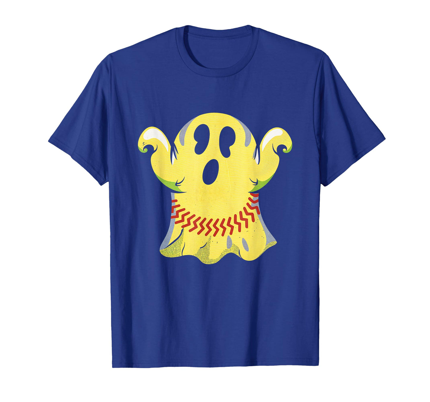 Ghost Softball Halloween Sport Spooky Fun Team T-Shirt