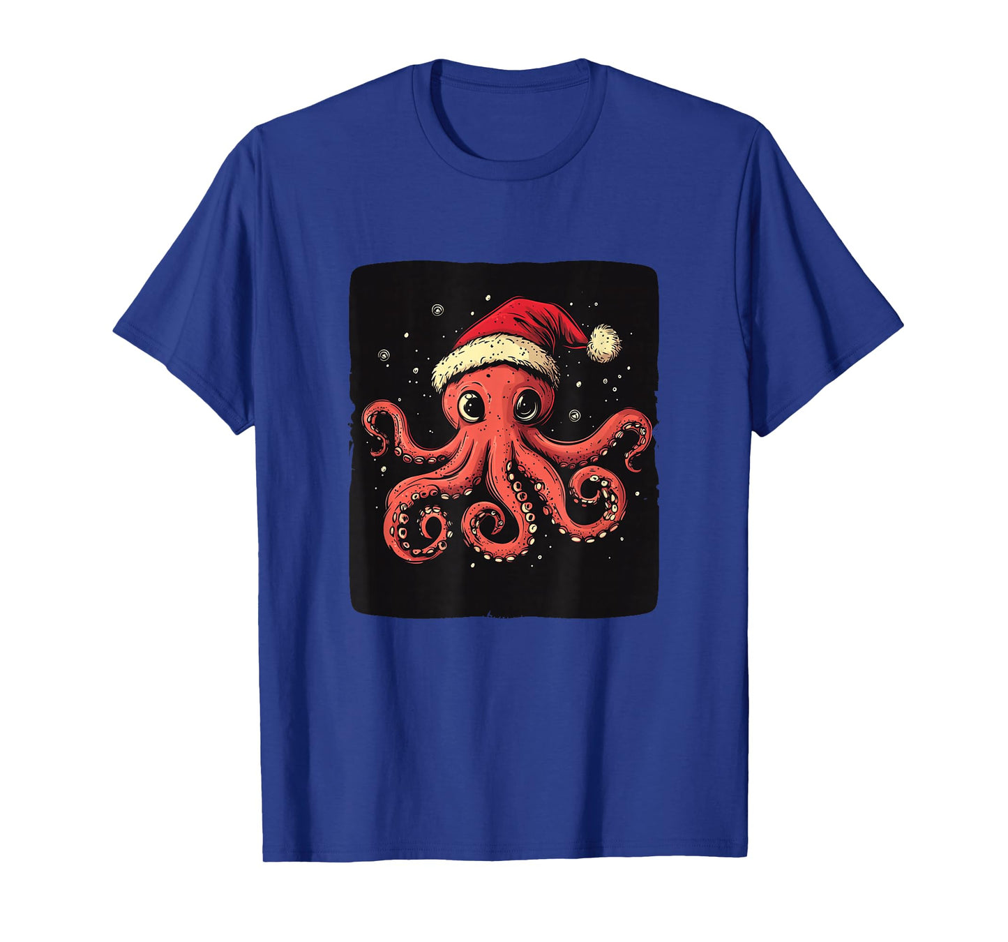 Celebrate Christmas Joy with a Quirky Octopus T-Shirt