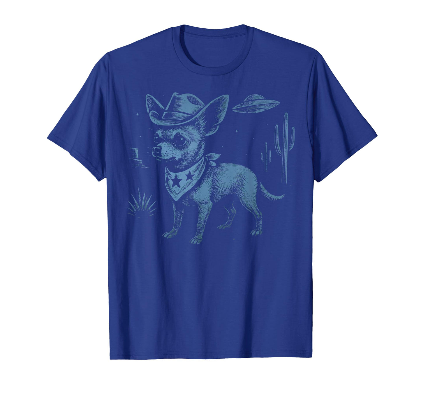 Cowboy Chihuahua UFO T-Shirt