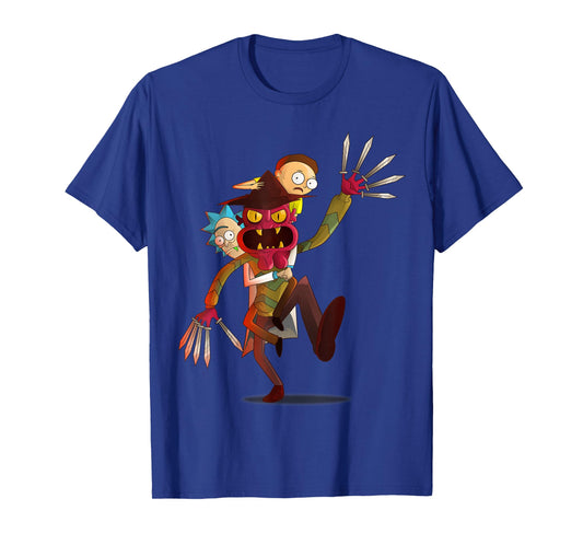 Mademark x Rick and Morty - Rick and Morty Shirt a Nightmare on Scary Street T-Shirt T-Shirt