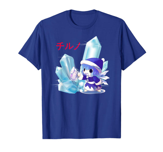 Cute Japanese Cirno Chibi - Kawaii Manga Anime Girl Otaku T-Shirt