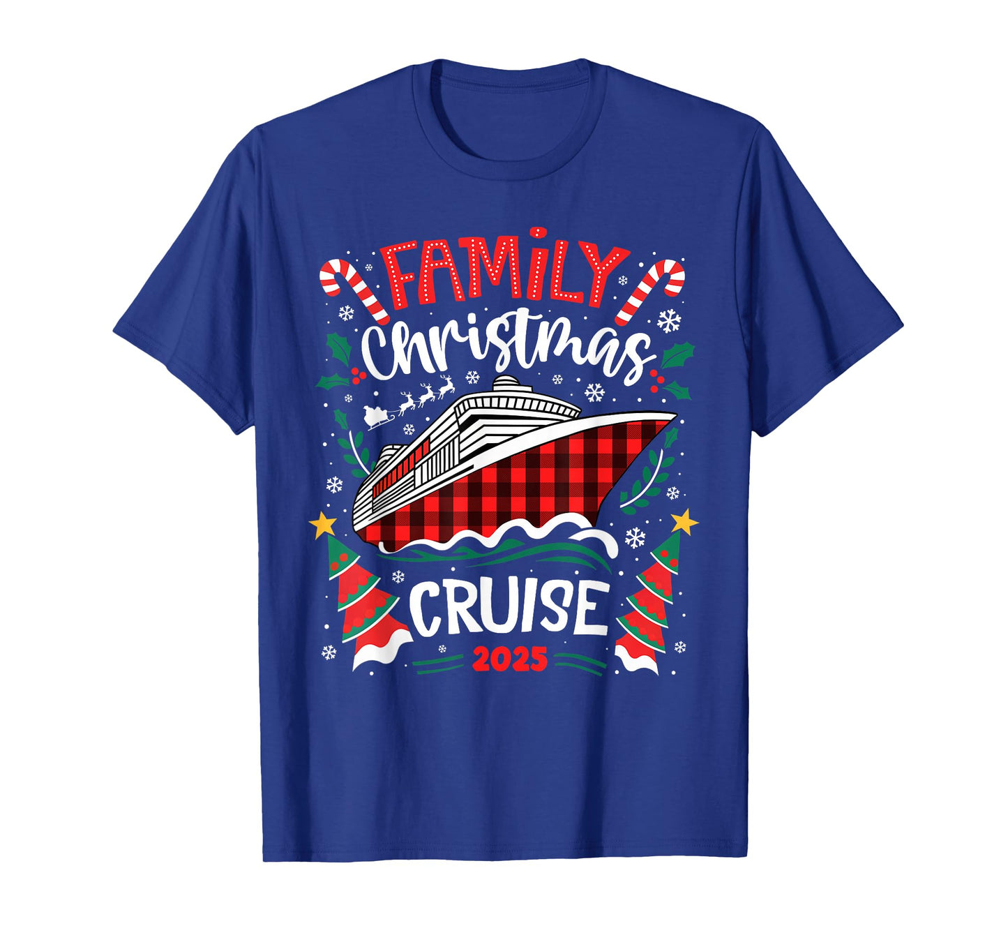 Family Christmas Cruise 2025 Family Matching Merry Christmas T-Shirt