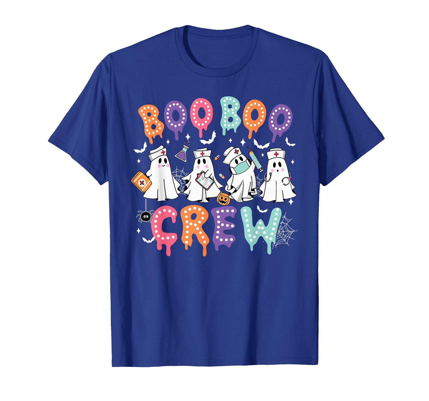 Boo Boo Crew Nurse Nursing Ghost Spooky Season Halloween T-Shirt