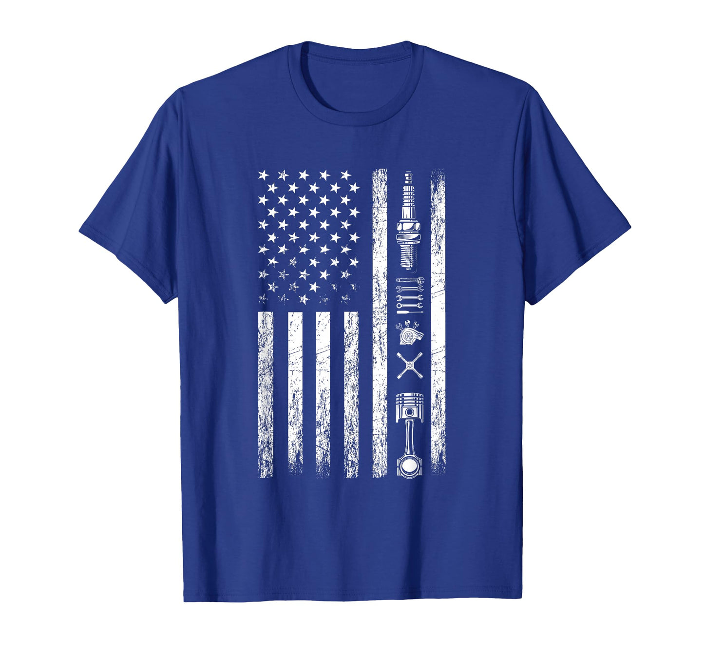 Mechanic US Flag Patriotic Worker Patriot USA Mechanic T-Shirt