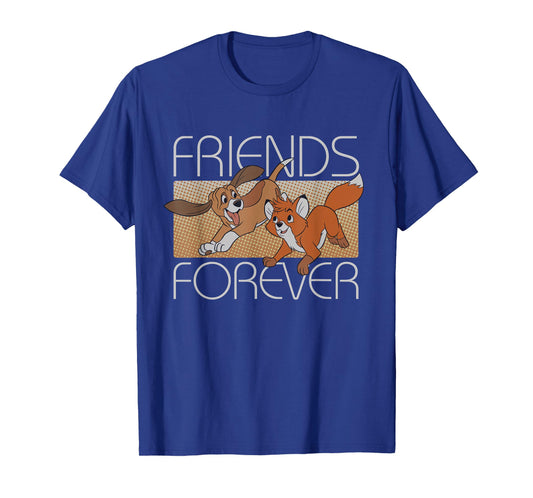 Disney The Fox and The Hound Friends Forever T-Shirt Small