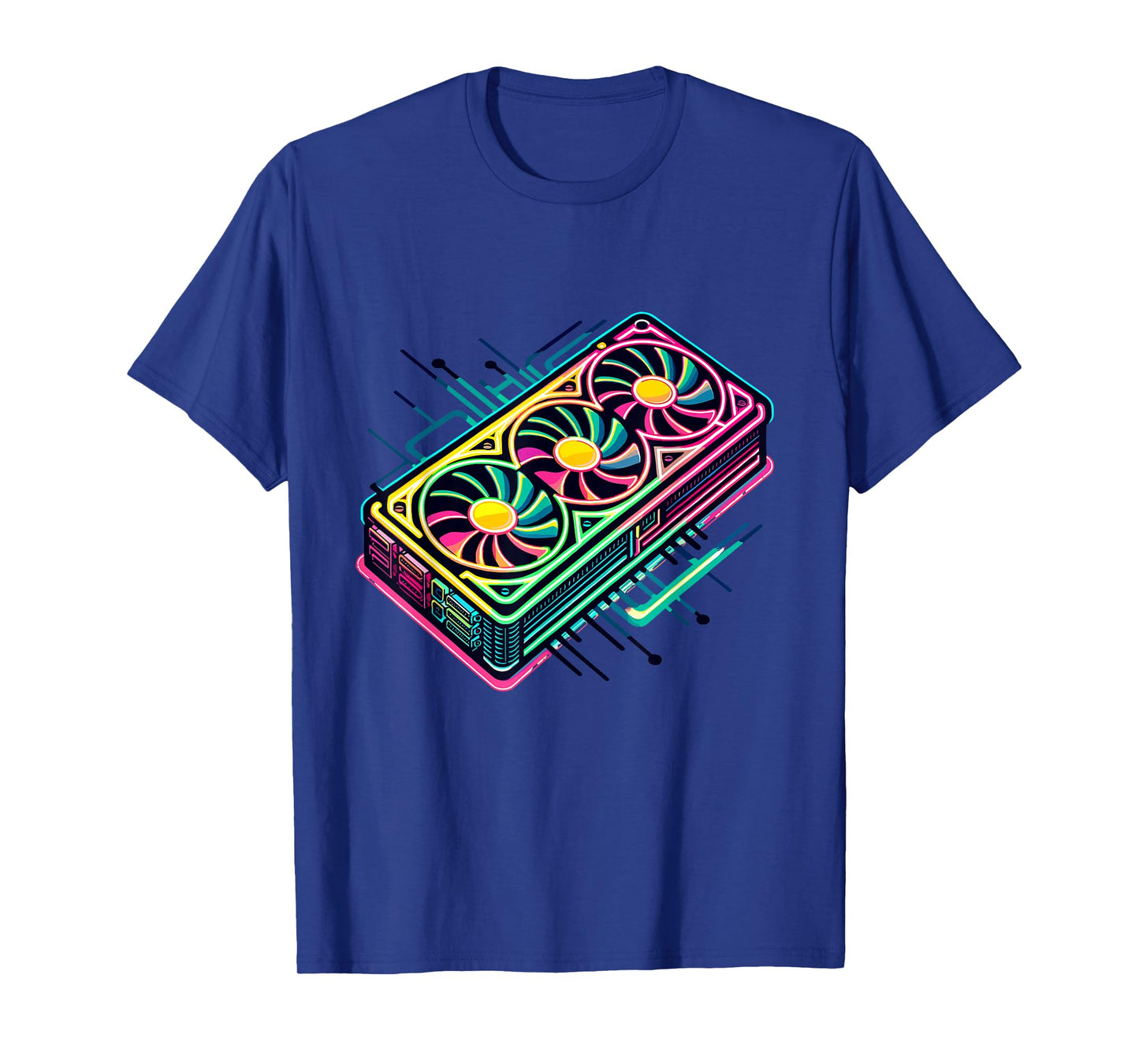 RGB Gaming Graphics Card Aesthetic GPU Video Gamer T-Shirt