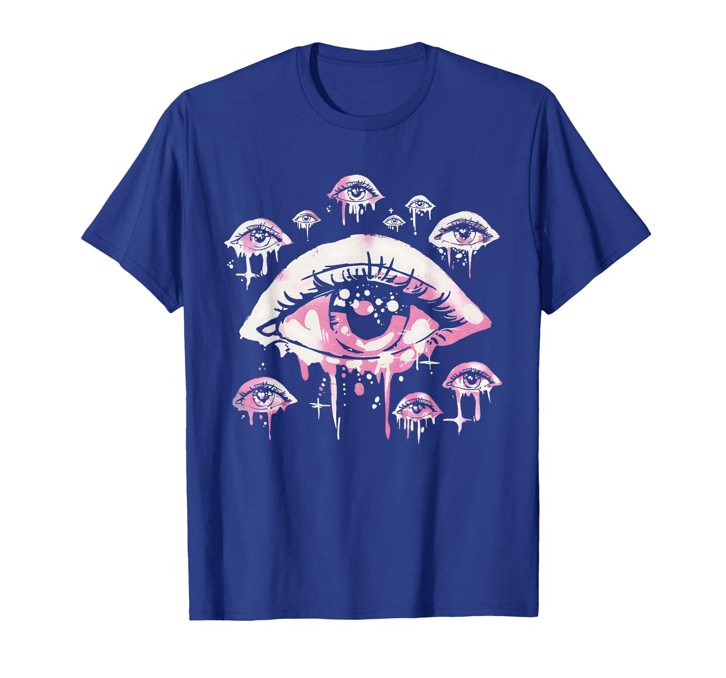 Eyes Pastel Goth Pink Weird Grunge Alt Odd Strange Aesthetic T-Shirt