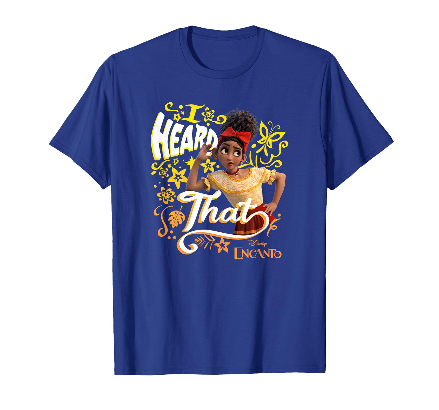 Disney Encanto Dolores I Heard That Portrait T-Shirt Small