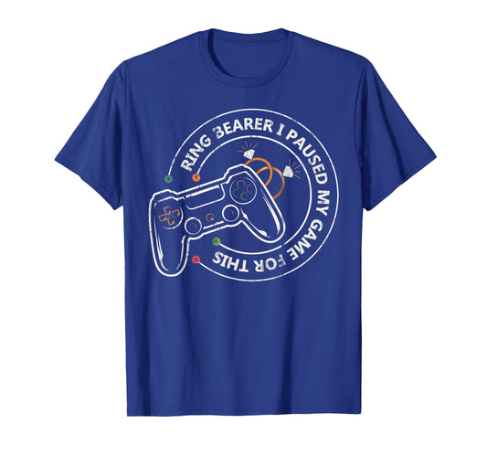 Ring Bearer I Paused My Game For This T-Shirt