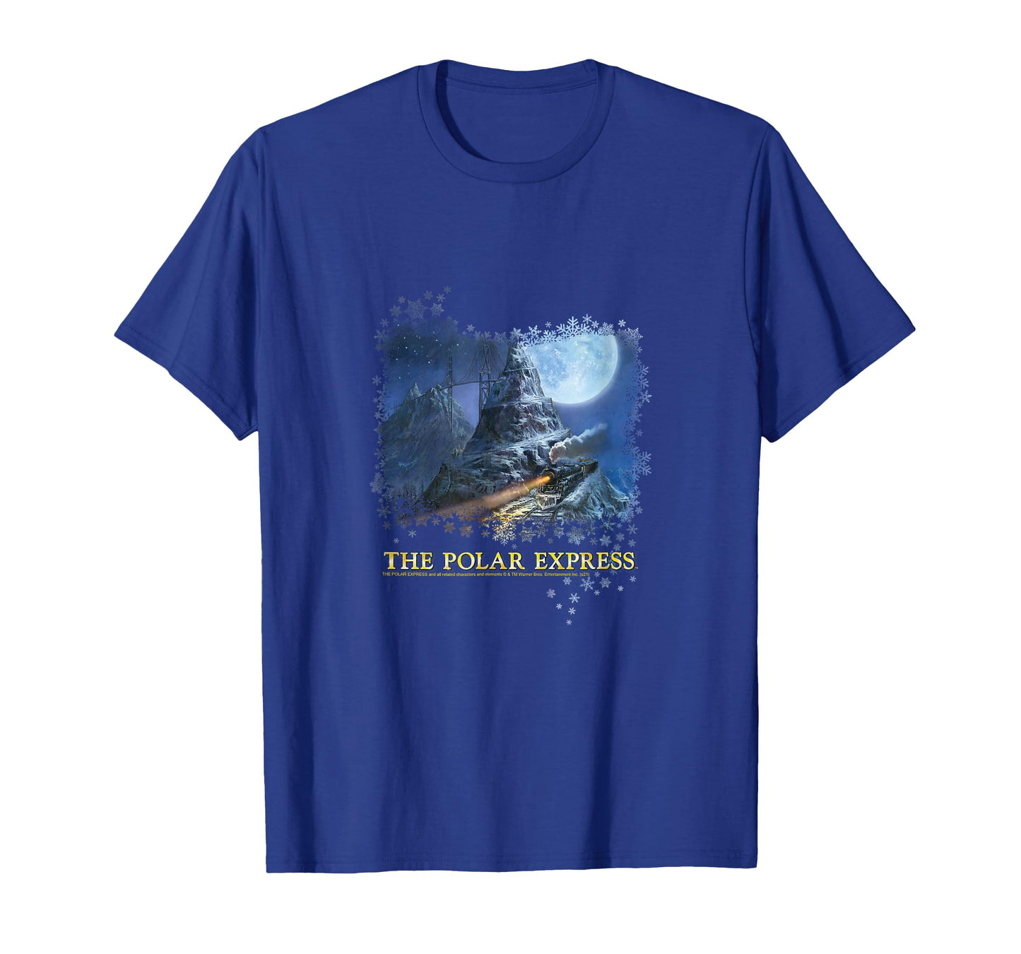 Polar Express Mountain Painting T-Shirt