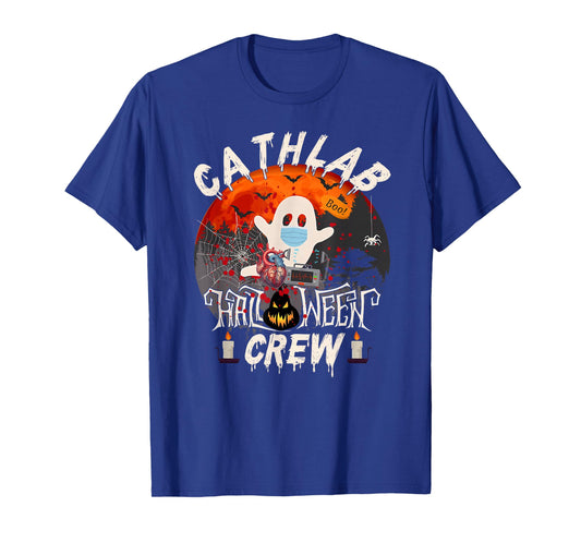 Spooky Cath Lab Boo Crew Cath Lab Halloween Matching T-Shirt