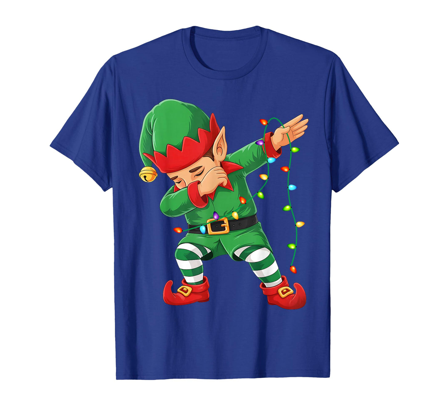 Dabbing Elf Squad Christmas Matching Family Men Boy Kids Elf T-Shirt