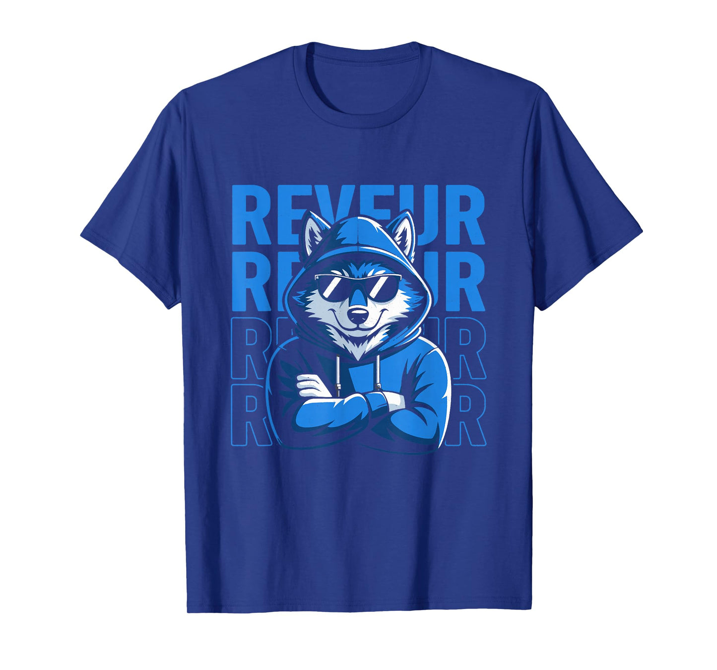 Reveur Dreamer Inspirational Motivational Wolf T-Shirt