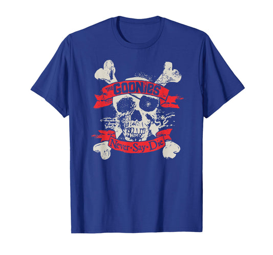 The Goonies Never Say Die Skull and Crossbones Movie T-Shirt