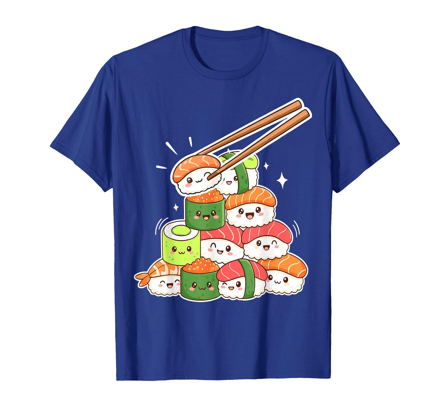 Kawaii Sushi Anime Cute Japanese Food T-Shirt