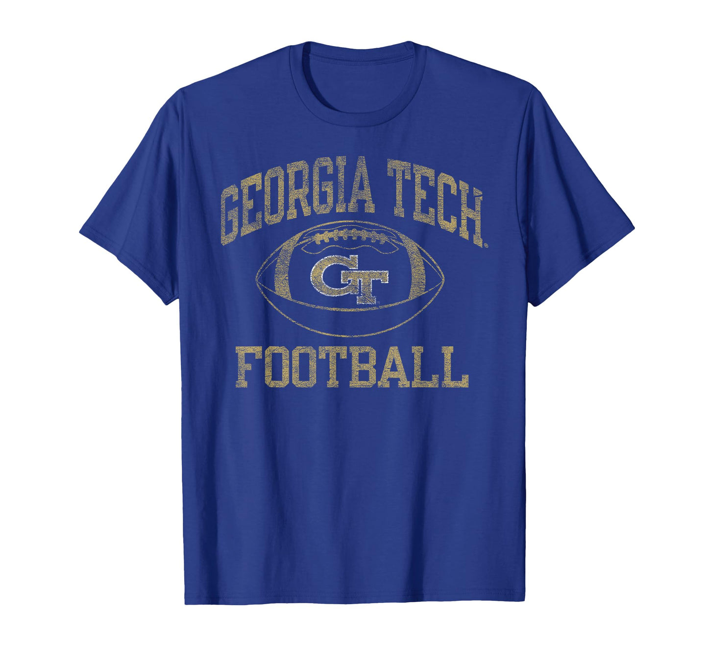 Georgia Tech Yellow Jackets Football Intensity Navy T-Shirt