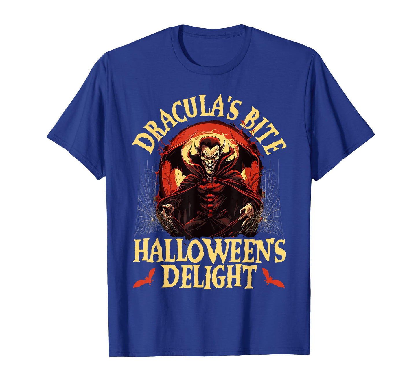 Dracula Halloween Scary Trick Or Treat Spooky Vampire T-Shirt