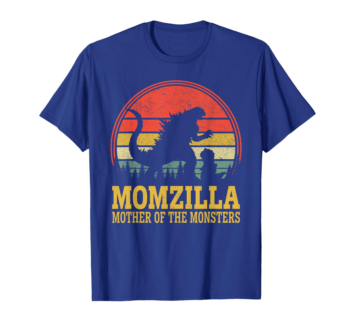 Women Momzilla Mother Of Monsters Vintage Mothers Day T-Shirt