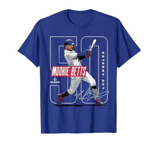 Mookie Betts | Los Angeles Baseball MLB Players | MLBMBE3004 T-Shirt