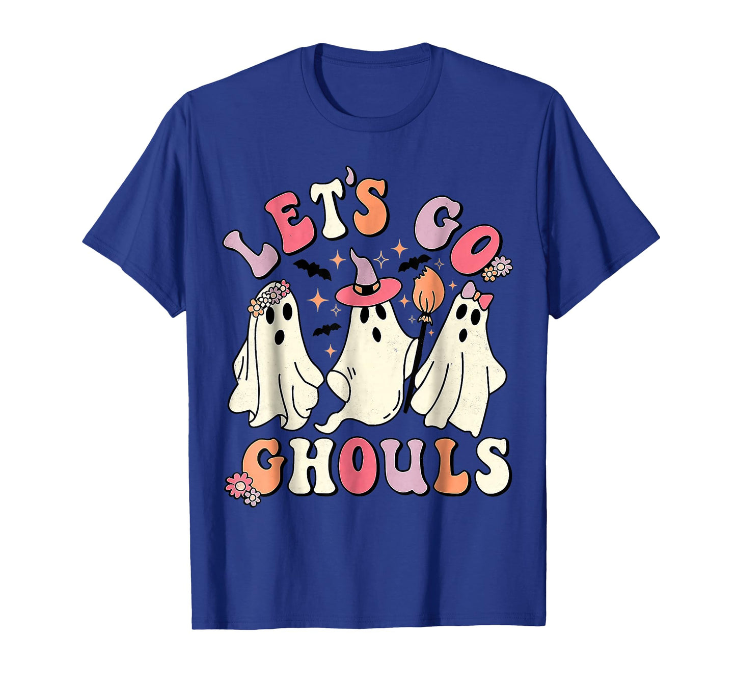 Let's Go Ghouls Halloween Ghost Outfit Costum T-Shirt