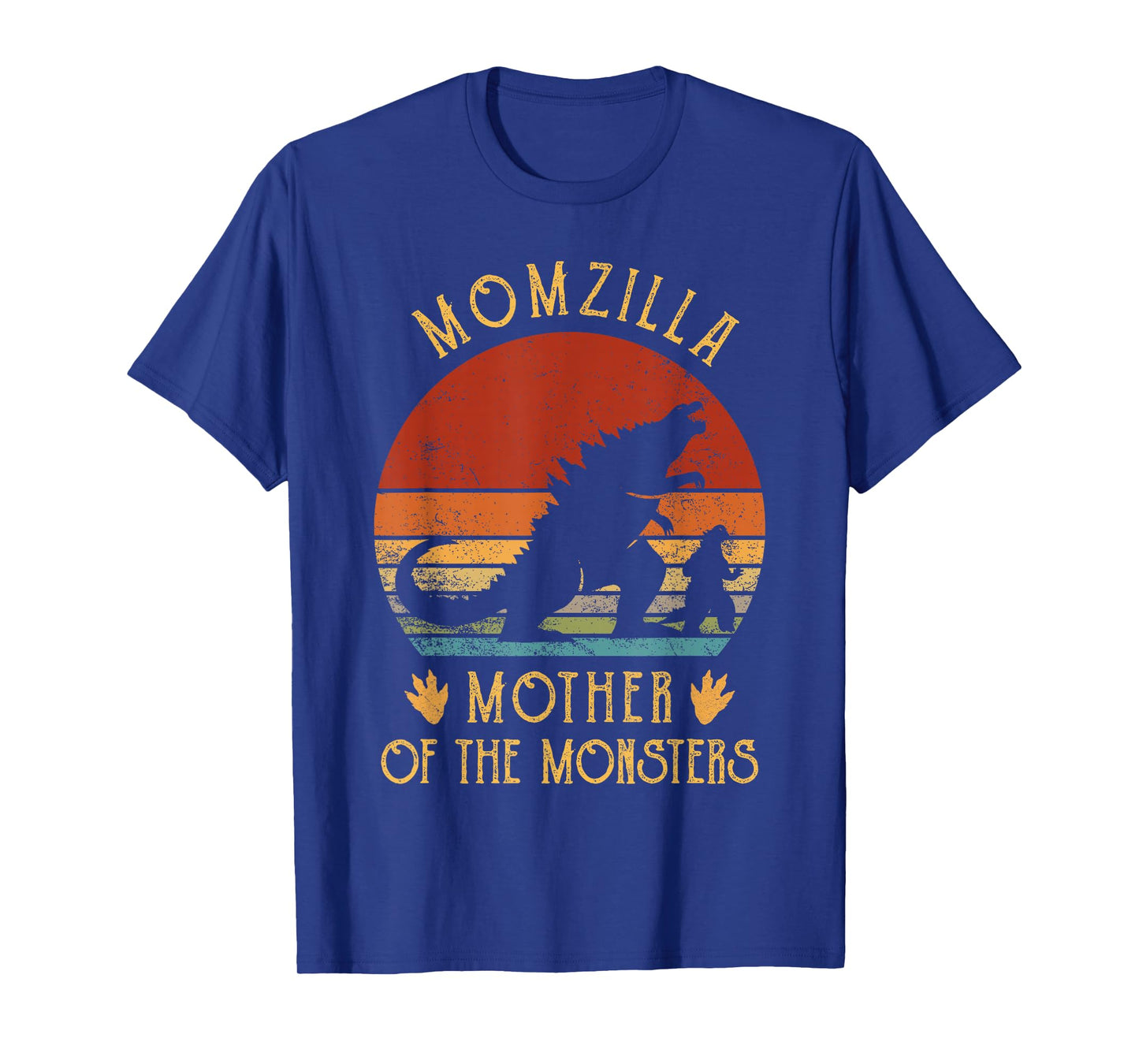 Women Momzilla Mother Of Monsters Vintage Mom Mothers Day T-Shirt