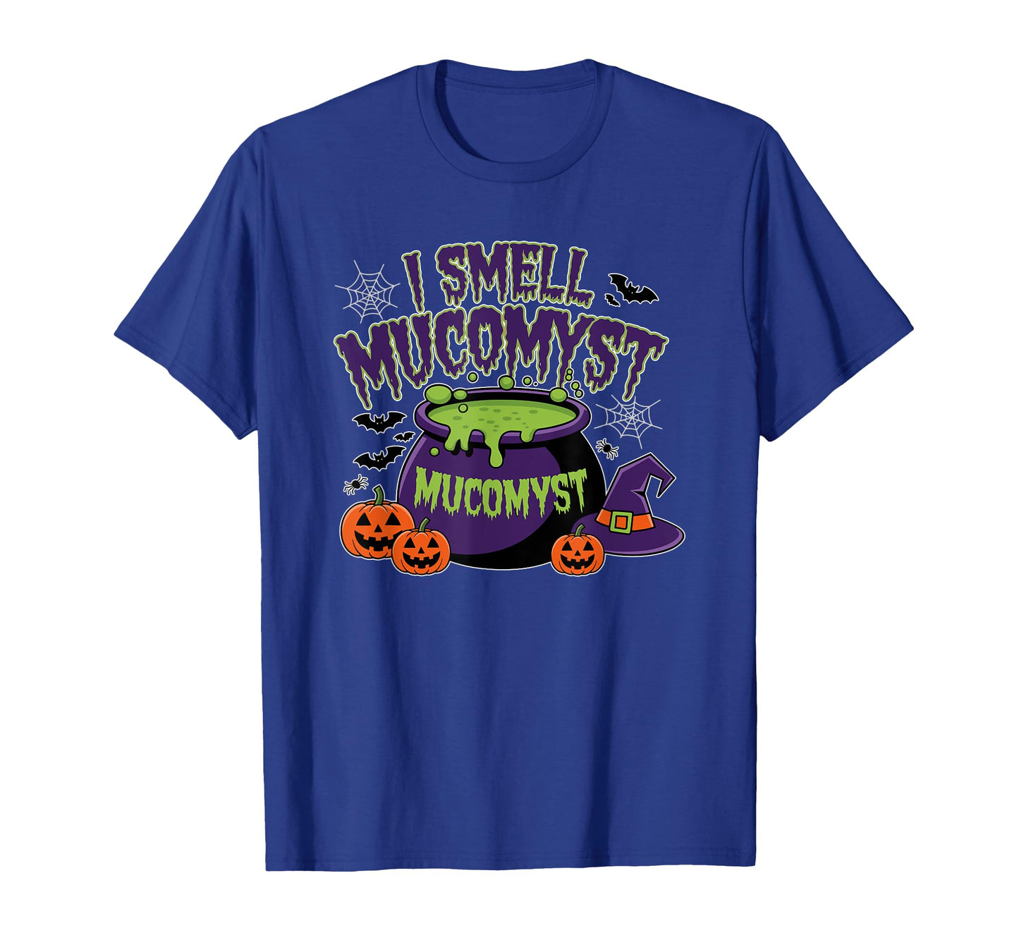 Halloween Respiratory Therapist Design I Smell Mucomyst Brew T-Shirt