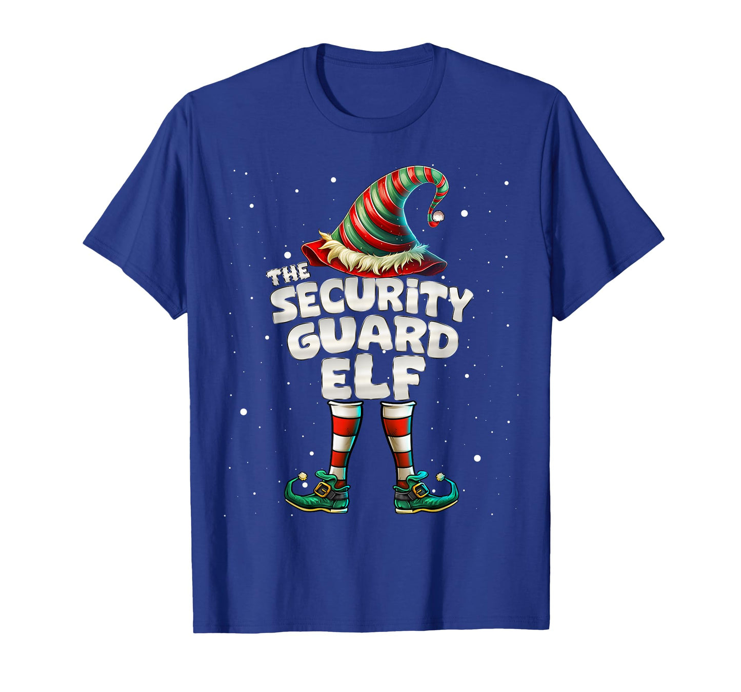 The Security Guard Elf Family Matching Group Christmas T-Shirt