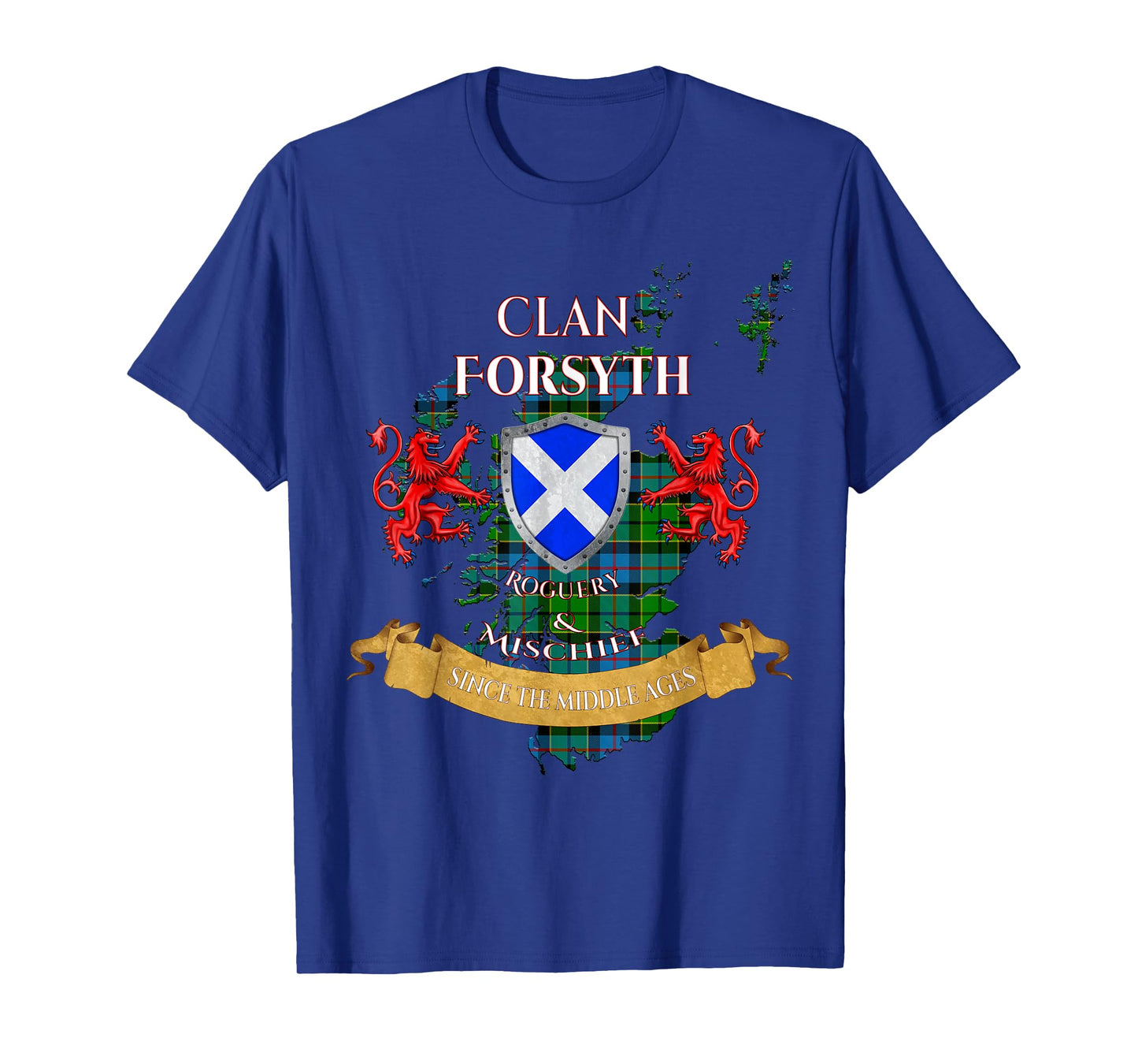 Forsyth Scottish Family Clan Middle Ages Mischief T-Shirt