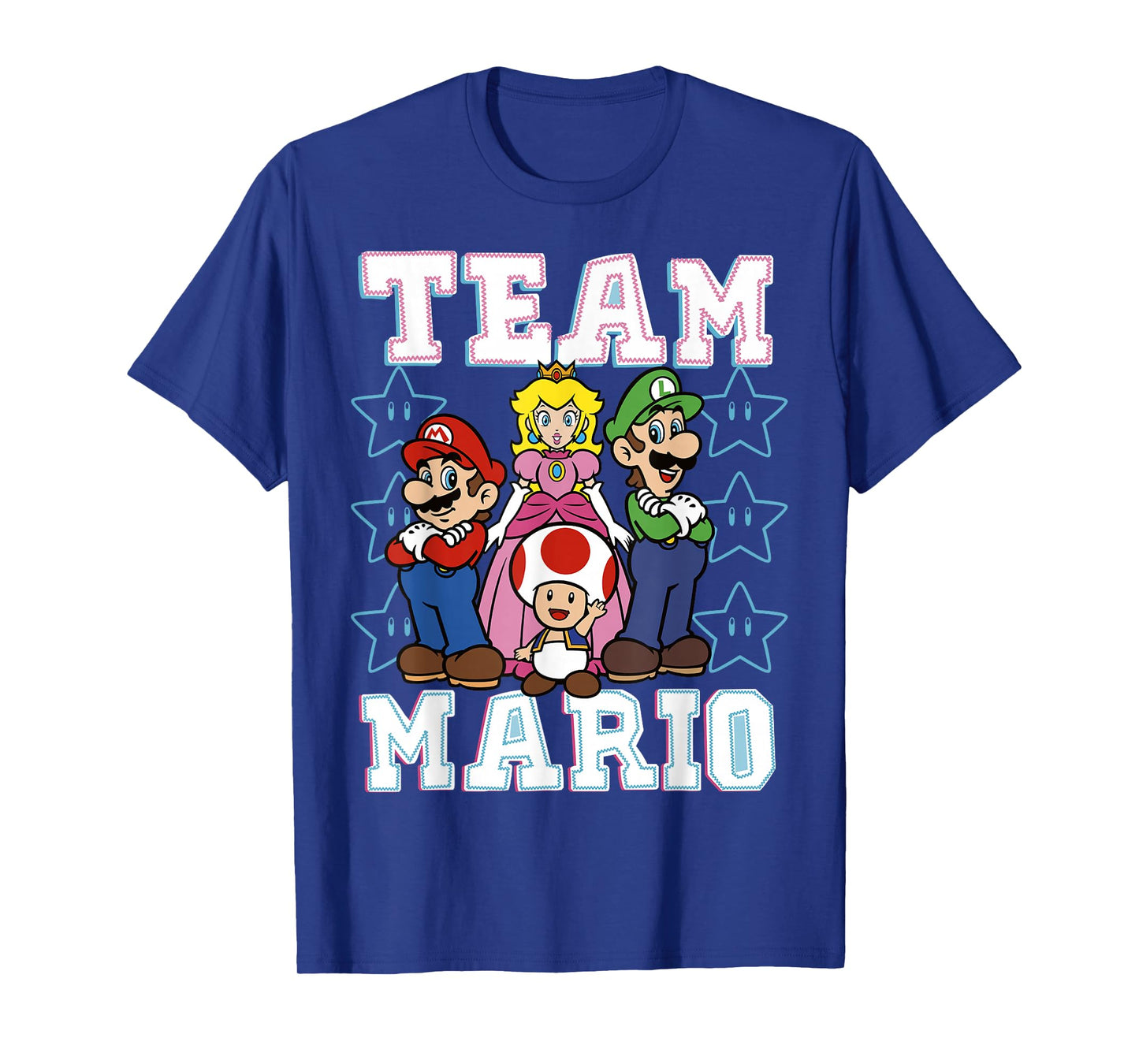 Super Mario Team Mario Group Shot T-Shirt