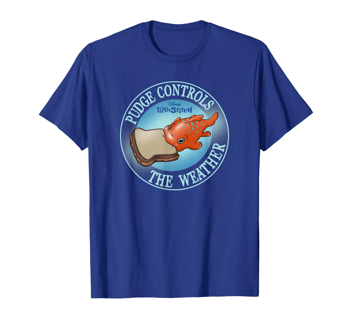 Disney Lilo & Stitch Pudge Controls The Weather Poster T-Shirt