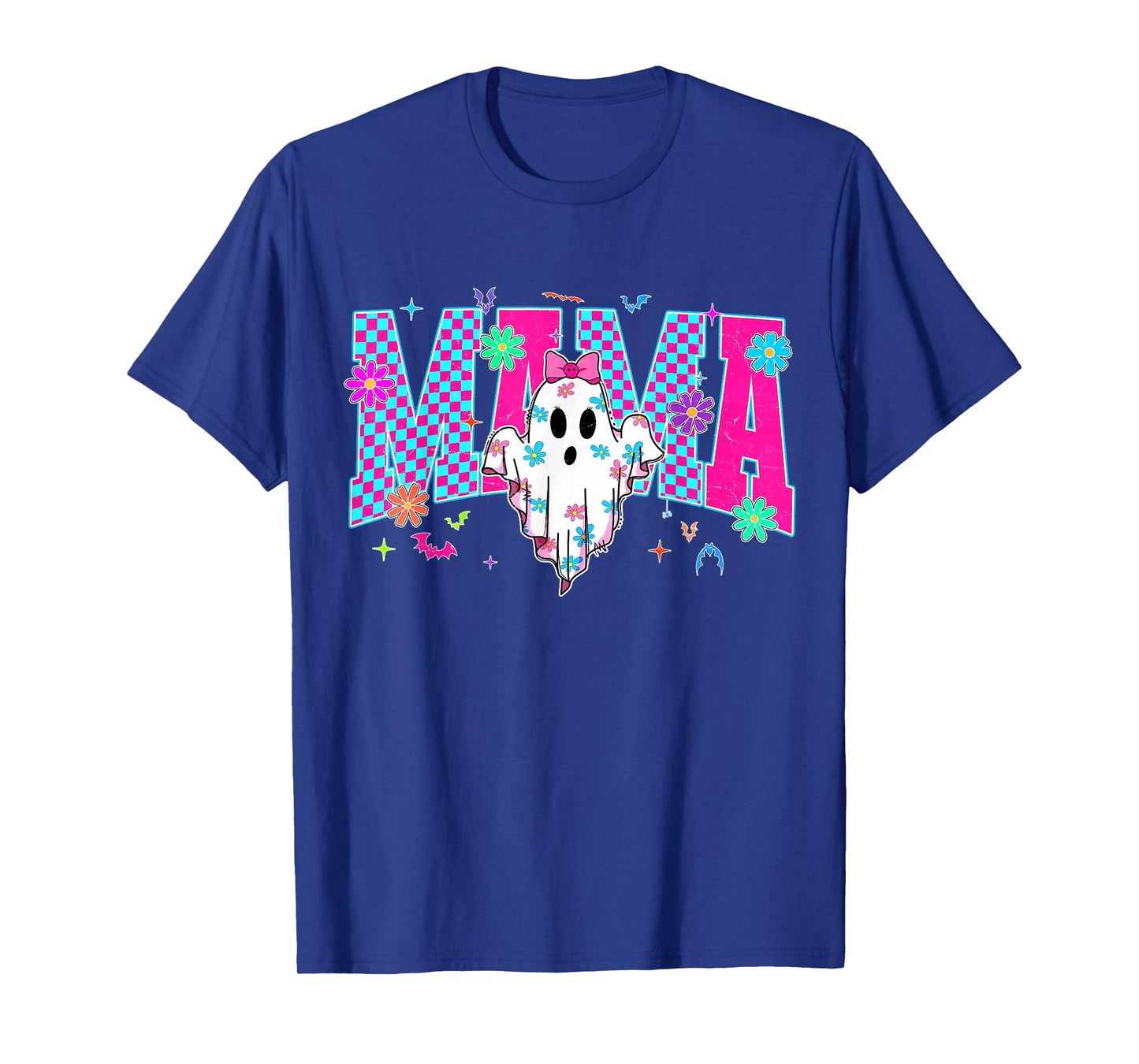 Spooky Mama Halloween Cute Ghost Coquette Bow Trick Or Treat T-Shirt