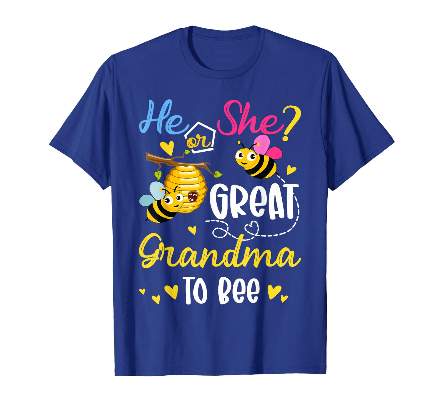 He Or She What Will It Bee Gender Reveal For Great Grandma T-Shirt