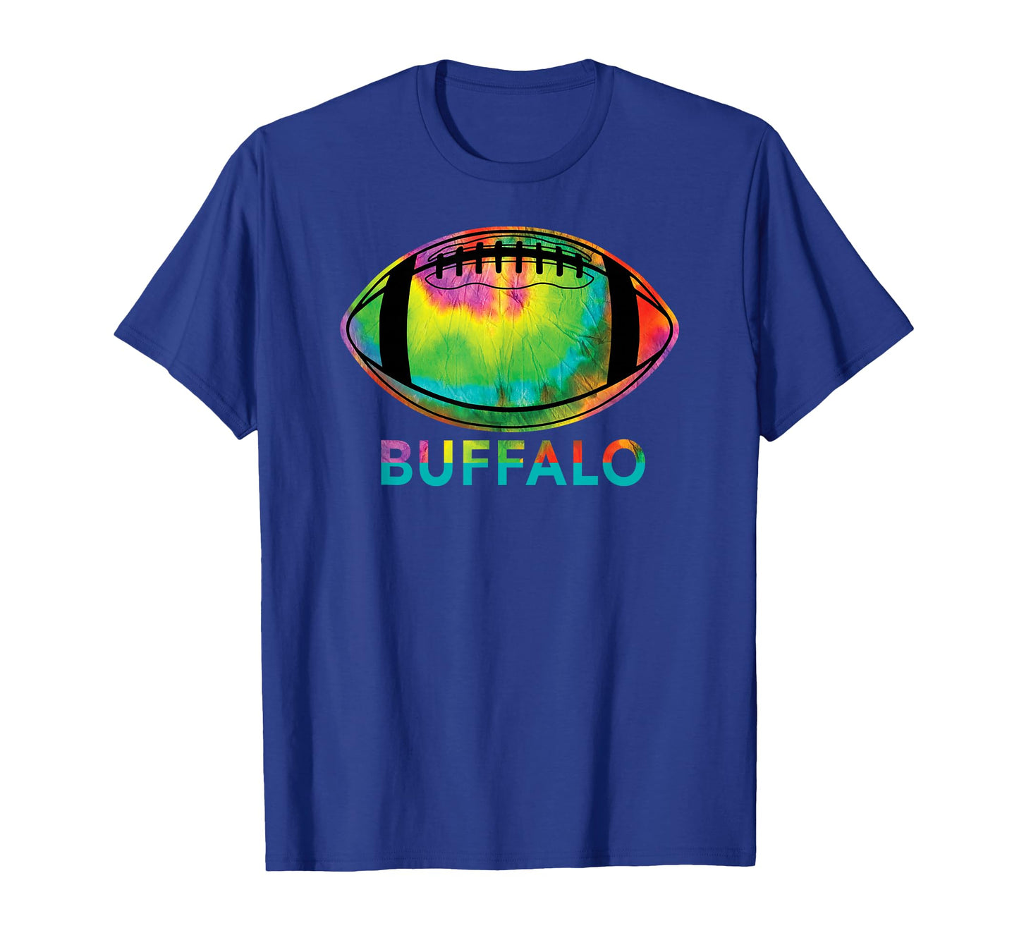 Tie Dye Football Buffalo T-Shirt