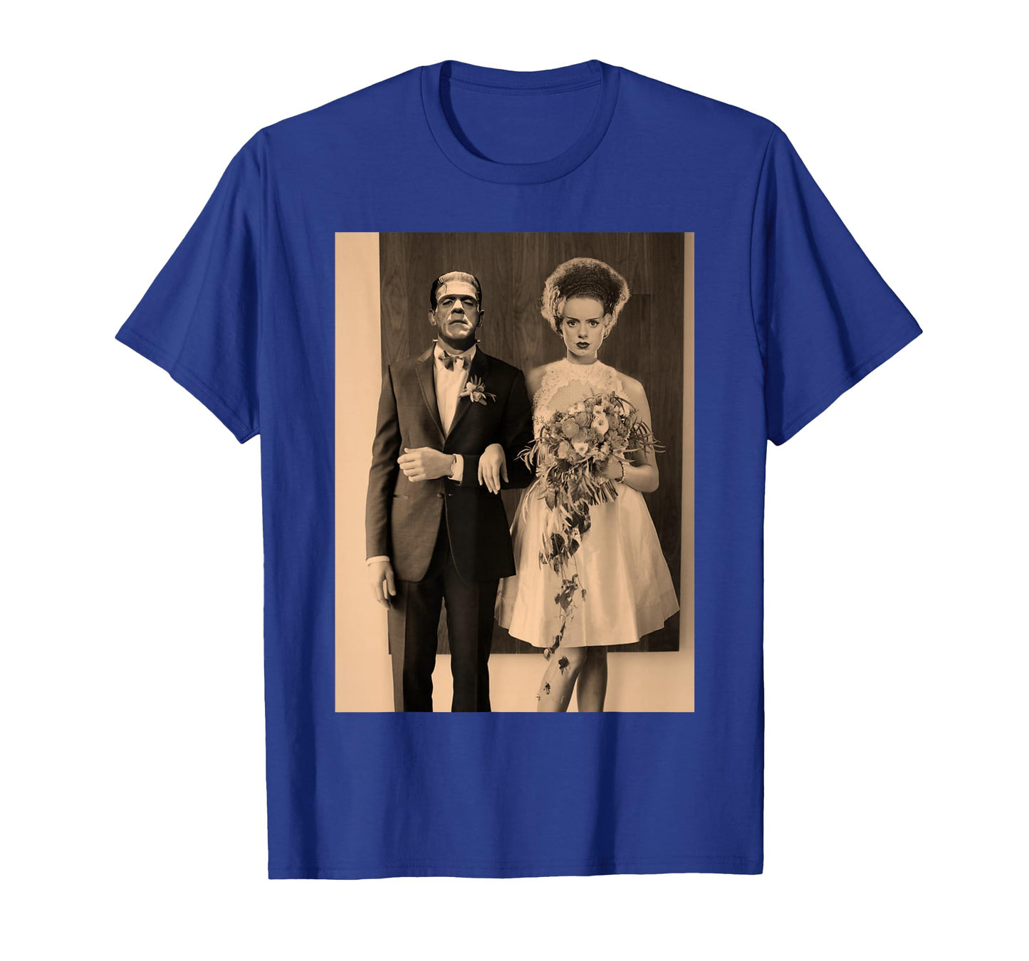 Dapper Frankenstein Wedding Day - Monster Halloween T-Shirt