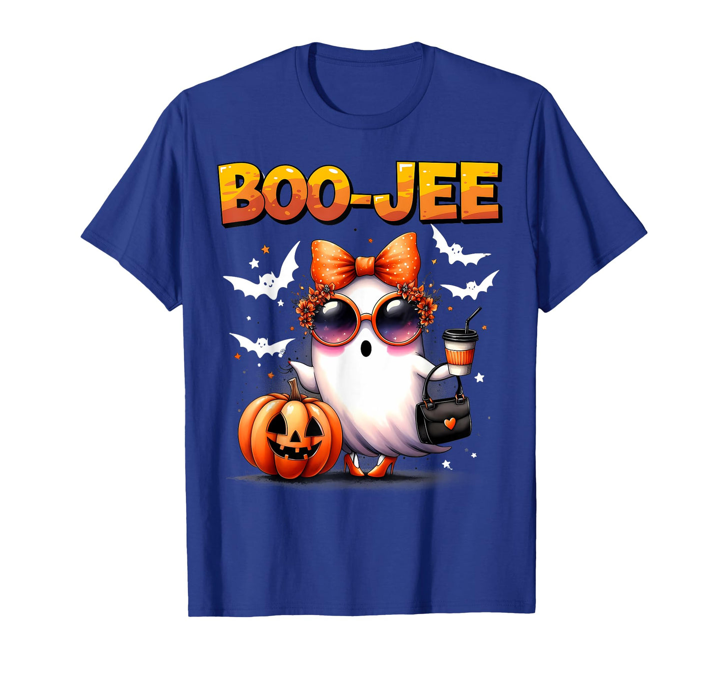 Funny Boo-Jee Ghost Halloween Boo Jee Ghost Spooky Season T-Shirt
