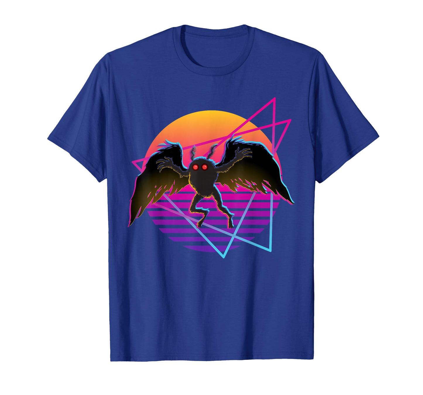 80s Mothman Retro 70s Monster Creepy Folklore Cryptid T-Shirt