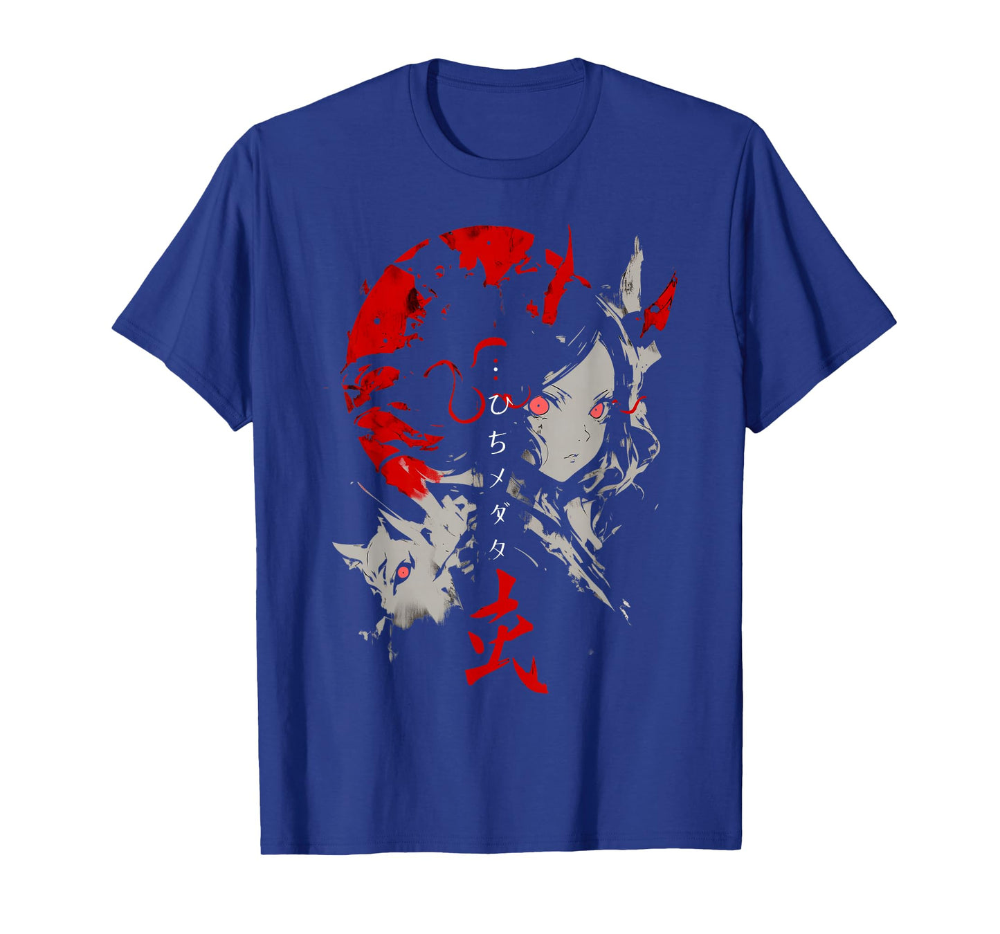 Goth Grunge Demon Anime Girl Waifu Horror Alt Aesthetic T-Shirt